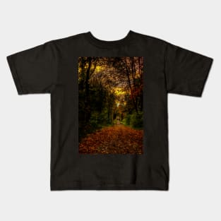 An Autumn Countryside Walk Kids T-Shirt